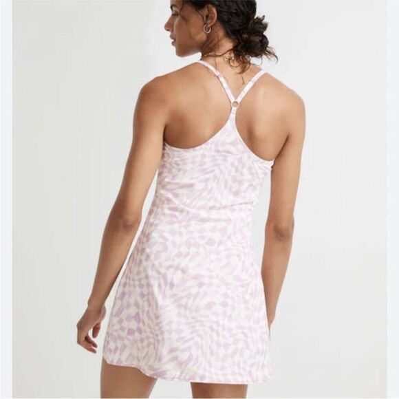 Outdoor Voices  exercise dress Size XS Pink/ White New - Picture 2 of 15